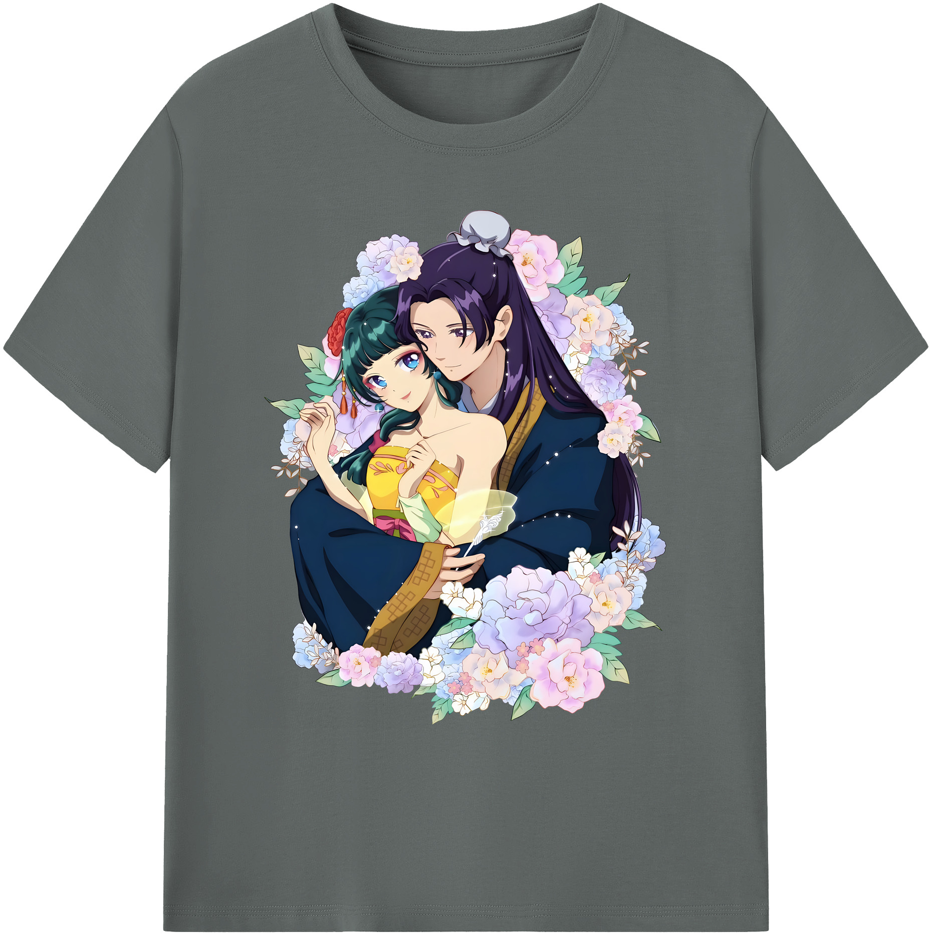 （画像用） 薬屋のひとりごと The Apothecary Diaries 綿100％ メンズ半袖Tシャツ｜肌触りやわらか＆通気性